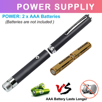 Stylo pointeur laser vert pour lignes droites