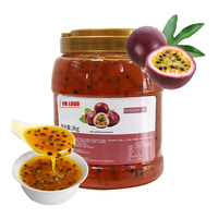 Grosir Nutrisi Alami Berkualitas Tinggi 3kg Granul Selai Buah Markisa-Bahan Baku Bubble Tea Siap Saji Gula 12 Bulan Tahan Lama