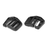 Vente chaude Boucle de sangle réglable en plastique à contour et à tension avec verrouillage à échelle pour sacs à dos, vêtements, chaussures et sacs