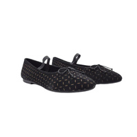 Choozii dames décontracté vêtements quotidiens ballerines à nœud noir avec bande élastique chaussures à bout pointu confortables pour femmes