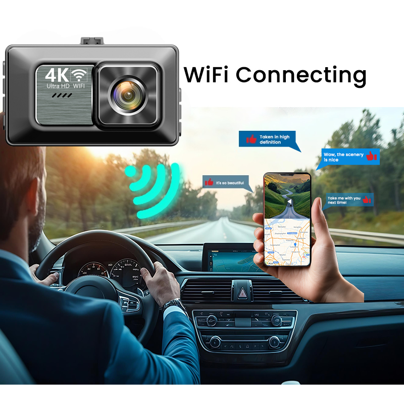 ORANGLES 4K+4K Sony Starvis 2 Mini Dash Cam WiFi GPS 3 Inch Screen Dual Front Rear Parking Mode UK Accident Evidence - high resolution display - exposing craftsmanship - Image 2 of 6 | built for everyone | 4K+4K Sony Starvis 2 Mini Dash Cam WiFi GPS 3 Inch Screen Dual Front Rear Parking Mode UK Accident Evidence for sale Georgia | Free Shipping ORANGLES