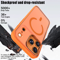 Coque de luxe pour iPhone 18 17 16 Pro Max, finition mate douce au toucher, antichoc, personnalisable, magnétique, vente en gros directe usine