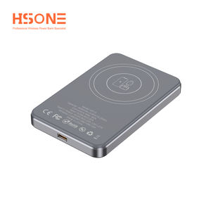 Chargeur sans fil MY15L ultra-plat 5000 mAh avec verre miroir, cadre en alliage d'aluminium, grand écran TFT, charge rapide 15W, magnétique - Product Image 5