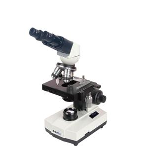 Microscopio didáctico SCITEK con cabezal binocular Seidentopf, cuádruple portaobjetos y platina plana para configuraciones educativas - Product Image 1