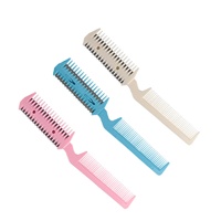 Peine para el cuidado y estilismo del cabello, Mini peine ligero y portátil de fibra más corta, herramientas para el cabello, cuidado Personal y de belleza