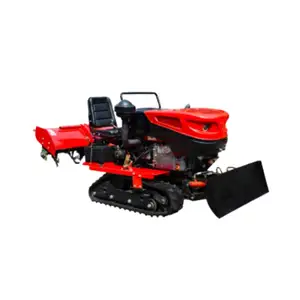 小型農業機械クローラー耕運機ロータリー耕うん機耕運機付きミニガーデントラクター