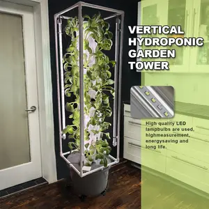 Nouveaux systèmes de culture de tour hydroponique à pétales verticaux de jardin agricole