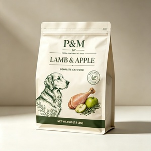 Eco Friendly Classic Custom Printed Kraft Paper Bag Spices Nuts Pet Food Biodegradable Stand <b>Pouch</b> Wholesale Bulk Food Packaging - Product Image 5
