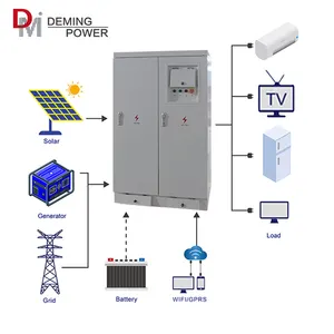 75kw 75kva 60 Kva Three Phase Hybrid Solar Inverter 50 Hz 75kva Power Inverters Solar 75 Kva