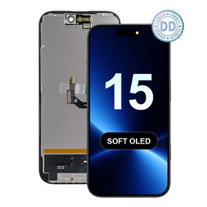 Écran OLED LCD souple d'origine en gros pour iPhone 15, assemblage numériseur tactile complet, pièce de rechange pour écran de téléphone portable - Product Image 1