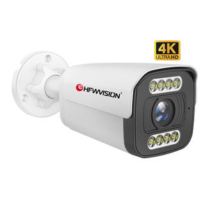 HFwvision HDナイトビジョンスマートホーム4K防犯カメラPOE AIアラーム双方向オーディオVMYCAM車両モーション検出CCTVカメラ - Product Image 1