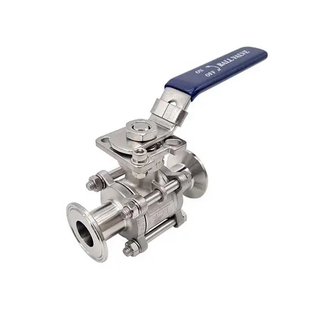 New Multi Function Industrial Grade Valve Great Value Satisfied Products Valve Sanitary 3-Piece Ball Valve