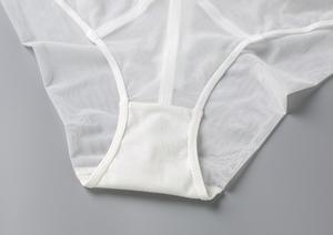 Braguitas de encaje transparentes sin costuras para tallas grandes, estilo bikini. - Product Image 4