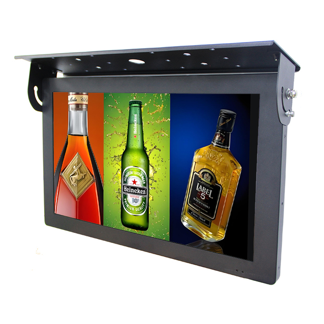 Custom Smart Bus Roof Mount Flipping Monitor Screen Advertising Display Passenger Information System in Bus Information System