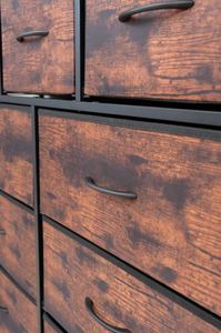Durable Stainless Steel MDF Modern Freestanding Panel Pine Various Color Dresser <b>Cabinet</b> - Product Image 3