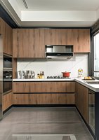 Ventes directes d'usine LKYT, armoires de cuisine modernes en bois de rose massif, design écologique, résistantes à l'eau, fonctionnalités multifonctionnelles