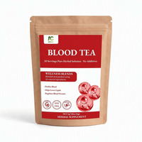 Sachets de Tisane Personnalisables 100g en Sachet Kraft Doypack 20 Portions Infusion Botanique Naturelle pour le Bien-être Quotidien Vente en Gros
