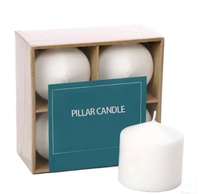 Bougie Pilier Haute en Paraffine Non Parfumée Écologique Grande Taille Longue Durée (7 Jours) pour Noël, Halloween et Décoration Intérieure – Vente en Gros