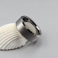 Hiphop Wolfram Schmuck Großhandel einfache gravierte Ring Rohlinge Metall Gold 18k Aussage Männer Eheringe