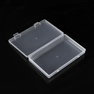 กล่องใส่เครื่องประดับทรงสี่เหลี่ยมโปร่งใส 7 แถว 28 ช่องสำหรับใส่หน้ากาก อุปกรณ์ตกปลา ตะขอเบ็ด กล่องเก็บเครื่องเขียน - Product Image 4