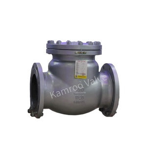 API 6D Industrie flansch Wafer Gusseisen geschmiedetes Edelstahl Kugel schaukel Rückschlag ventil - Product Image 1