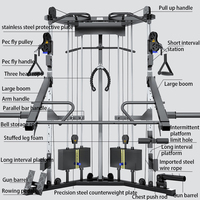 WENDY Équipement de fitness professionnel FTS Glide Cable Crossover, Machine à poulies à double câble en acier, Vente directe usine