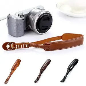 2019 Mới Mô Hình PU Da Máy Ảnh Cổ Tay Hand Strap Grip Cho Finepix Fuji Fujifilm Hành Động Máy Ảnh Máy Ảnh SLR Kỹ Thuật Số Nhiếp Ảnh Video