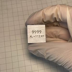 Cubo di elementi in metallo cadmio da 1 pollice 25.4mm puro al 99.99% per la raccolta degli elementi - Product Image 4