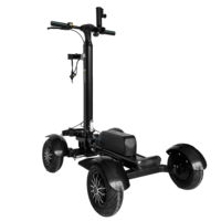 ESWING Stock entrepôt US Livraison gratuite Trottinette de golf électrique 2400W avec siège et parapluie, Buggy de golf 18 trous