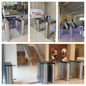 Haute sécurité entrée Rfid Qr Code contrôle d'accès simple voie balançoire barrière salle de sport Smart <span class=keywords><strong>Speed</strong></span> <span class=keywords><strong>Gate</strong></span> Swing Tourniquet - Product Image 5