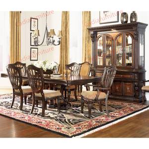 Meubles <span class=keywords><strong>de</strong></span> salle à manger <span class=keywords><strong>de</strong></span> style américain antique, <span class=keywords><strong>table</strong></span> <span class=keywords><strong>et</strong></span> chaises entièrement sculptées à la main, <span class=keywords><strong>table</strong></span> en bois avec <span class=keywords><strong>6</strong></span> chaises - Product Image 3