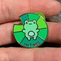 Broche en métal en alliage créatif épinglettes en émail personnalisées plaqué sur mesure conception de grenouille animale mignonne épingle en émail dur/doux