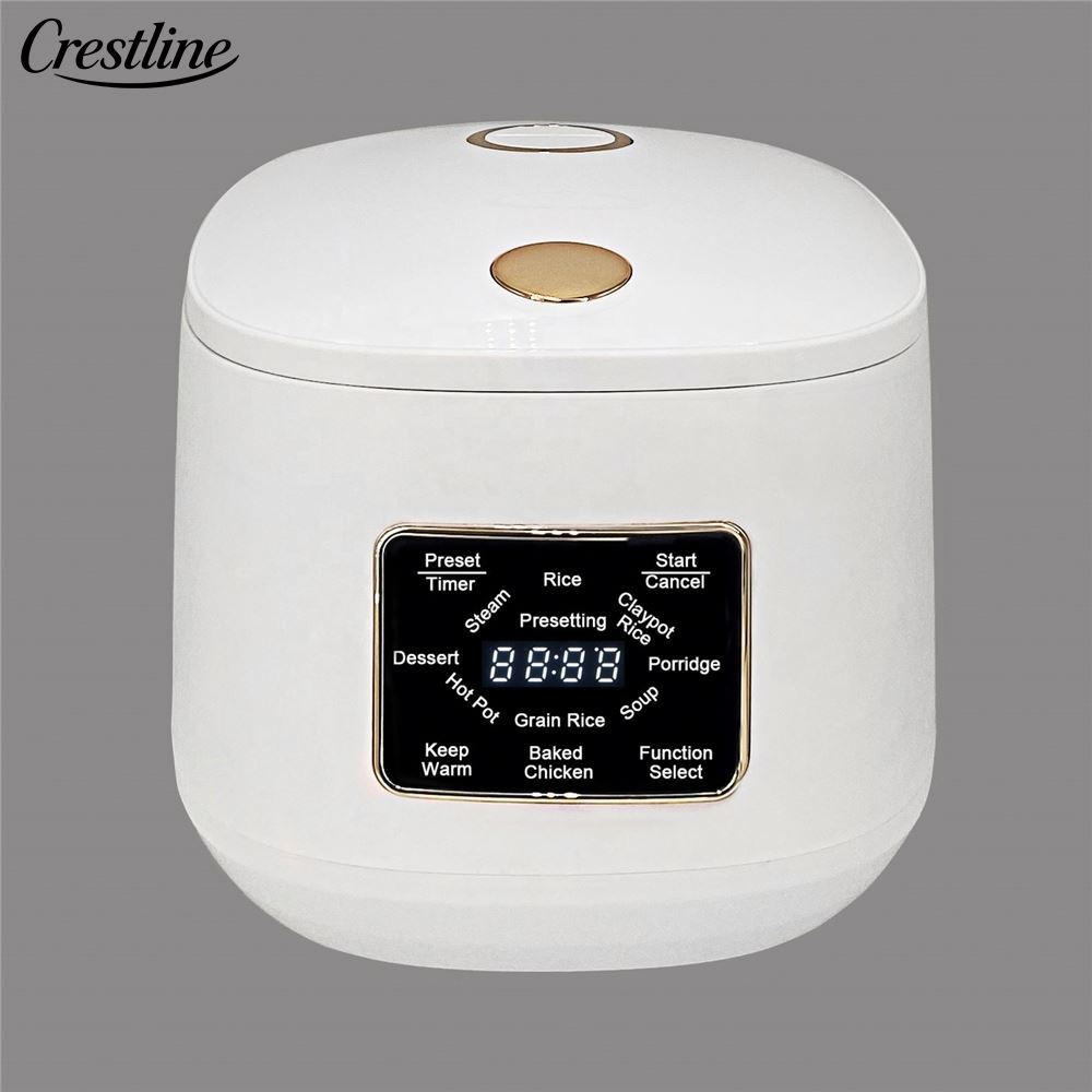 New Arrival 5L Electric Rice Cooker with Touch Screen Control Smart Multifunction Household Appliance for Kitchen Use