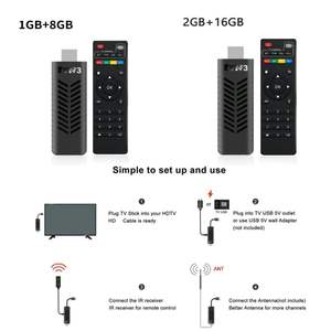 Vente en gros d'usine Android 9 Clé TV portable de streaming 8 Go de RAM 128 Go de ROM <span class=keywords><strong>4K</strong></span> Quad-core 2.4G Wifi <span class=keywords><strong>HEVC</strong></span> H.265 - Product Image 5