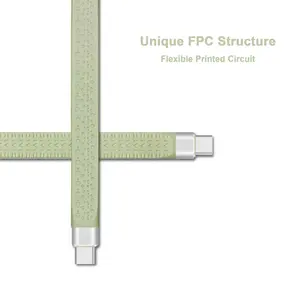 Pengisian daya cepat iphone, desain datar FPC unik untuk iphone 15 Tipe C 3.1 Gen 2 Tipe C 10 5A