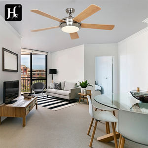 Prix fabricant : Ventilateur de plafond 52 pouces à 5 pales avec moteur à lumière puissante 3 couleurs, ventilateur de plafond lumineux pour chambre à coucher - Product Image 6