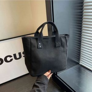 Sac fourre-tout en toile de couleur unie, style japonais minimaliste, avec blocs de couleur, sac à bandoulière portable de voyage, personnalisable, vente en gros d'usine - Product Image 4