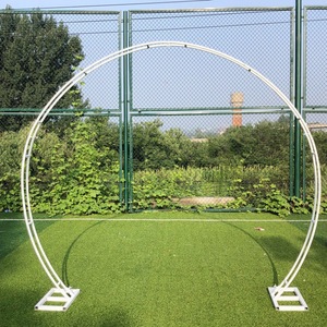 Nueva Puerta de Flores con Doble Poste para Bodas. Arco Decorativo para Jardín, Fondo para Escenario de Boda, Marco Decorativo con Cinturón de Flores - Product Image 5