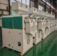 Machine à décortiquer les grains de café JLSM30/60 à double rouleau en fer et conduit d'air, capacité 3-6 T/h, puissance 47 kW pour usage commercial