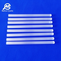 Tubo Recto de Cuarzo Opalescente para Laboratorio, Instrumento Semiconductor, Tubo de Prueba de Cuarzo Rectificado