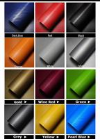 Vinilo Adhesivo para Carrocería de Automóvil, PVC 3D con Efecto Fibra de Carbono, Color Negro Cambiante, Elimina la Textura de Piel de Naranja, 0.15mm, en Oferta