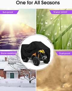 Productos prémium personalizados, 210D Oxford, impermeable, ATV, 4 ruedas, cubiertas para todas las estaciones, a prueba de clima - Product Image 6