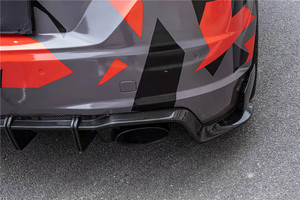 ชุดแต่งรอบคันสำหรับ Audi TTRS รุ่นใหม่ พร้อมดิฟฟิวเซอร์หน้าคาร์บอนไฟเบอร์ สปอยเลอร์ สเกิร์ตข้าง ติดตั้งง่ายด้วยกาวในตัว - Product Image 2