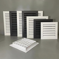 Grilles d'aération en alliage d'aluminium personnalisées en usine, étanches, avec installation facile