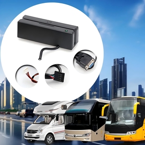 Reprogramable <strong>Card</strong> Reader MSR100 GPS Connector 1 2 3 Track Kiosk Magnetic Stripe <strong>Card</strong> Reader for Gas Station - Product Image 4