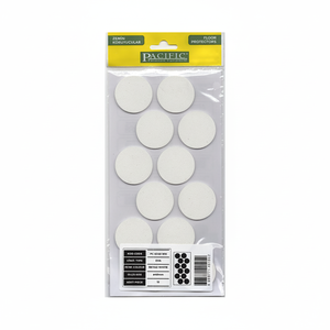 Almohadillas Protectoras de Piso Circulares Autoadhesivas de EVA Blancas de 40 mm para Patas de Muebles - Product Image 2