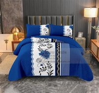 Couvre-lit de luxe 3 pièces par ensemble couvre-lit king size couvre-lit en coton ensemble de literie Patchwork couvre-lit vente en gros