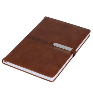 Cuaderno diario A5 Diari con hebilla magnética diario de cuero personalizado de alta calidad <span class=keywords><strong>2024</strong></span> - Product Image 1
