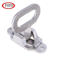 FOYO Accessoires nautiques de haute qualité : Marchepied de sécurité pliable en acier inoxydable 316 pour matériel marin portable