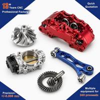 Étrier de frein en aluminium CNC sur mesure, usinage 5 axes, anodisé, pièces automobiles de performance, OEM ODM